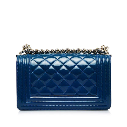 Chanel Small Patent Boy Plexiglass Crossbody Bag
