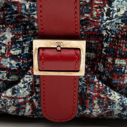 Chanel Tweed Clover Bowler Satchel - FINAL SALE (SHF-18677)