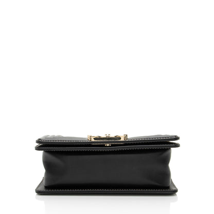 Chanel Two Tone Calfskin Goatskin Small Boy Bag