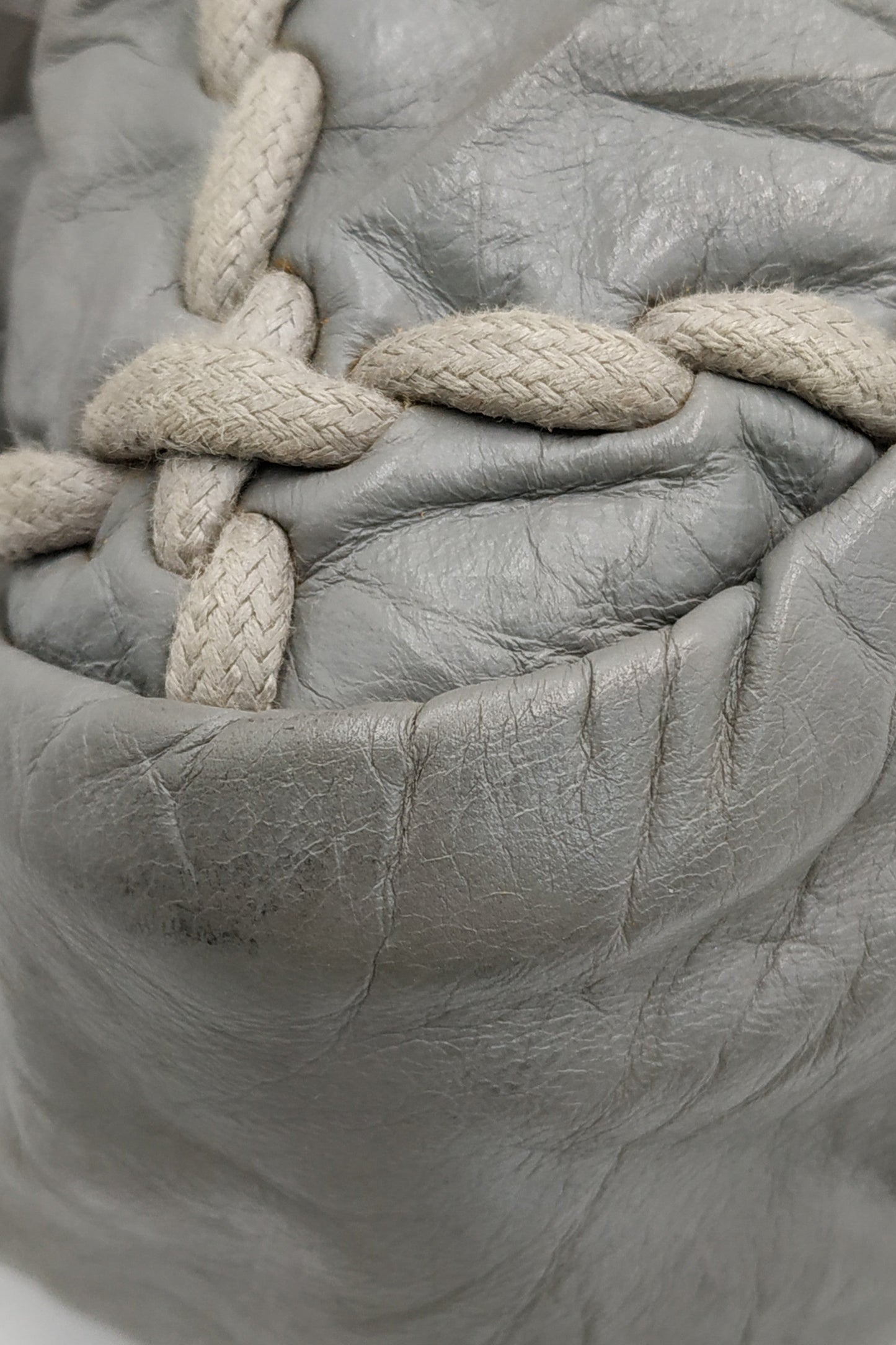 Ultra Stitch Flap Bag Grey
