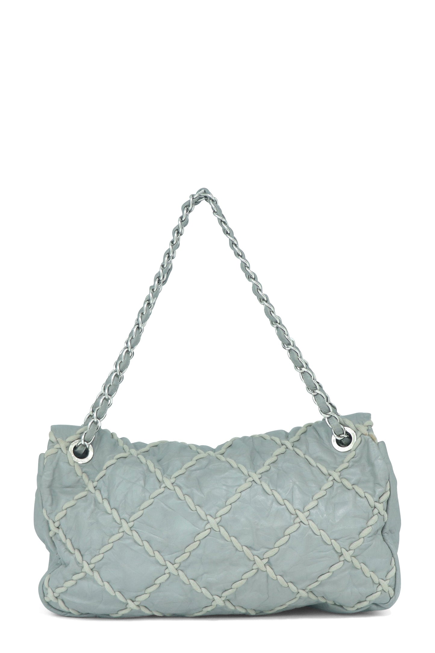 Ultra Stitch Flap Bag Grey