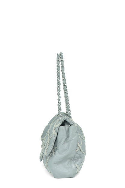Ultra Stitch Flap Bag Grey
