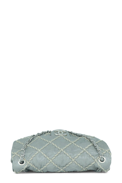 Ultra Stitch Flap Bag Grey