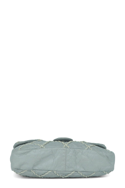 Ultra Stitch Flap Bag Grey