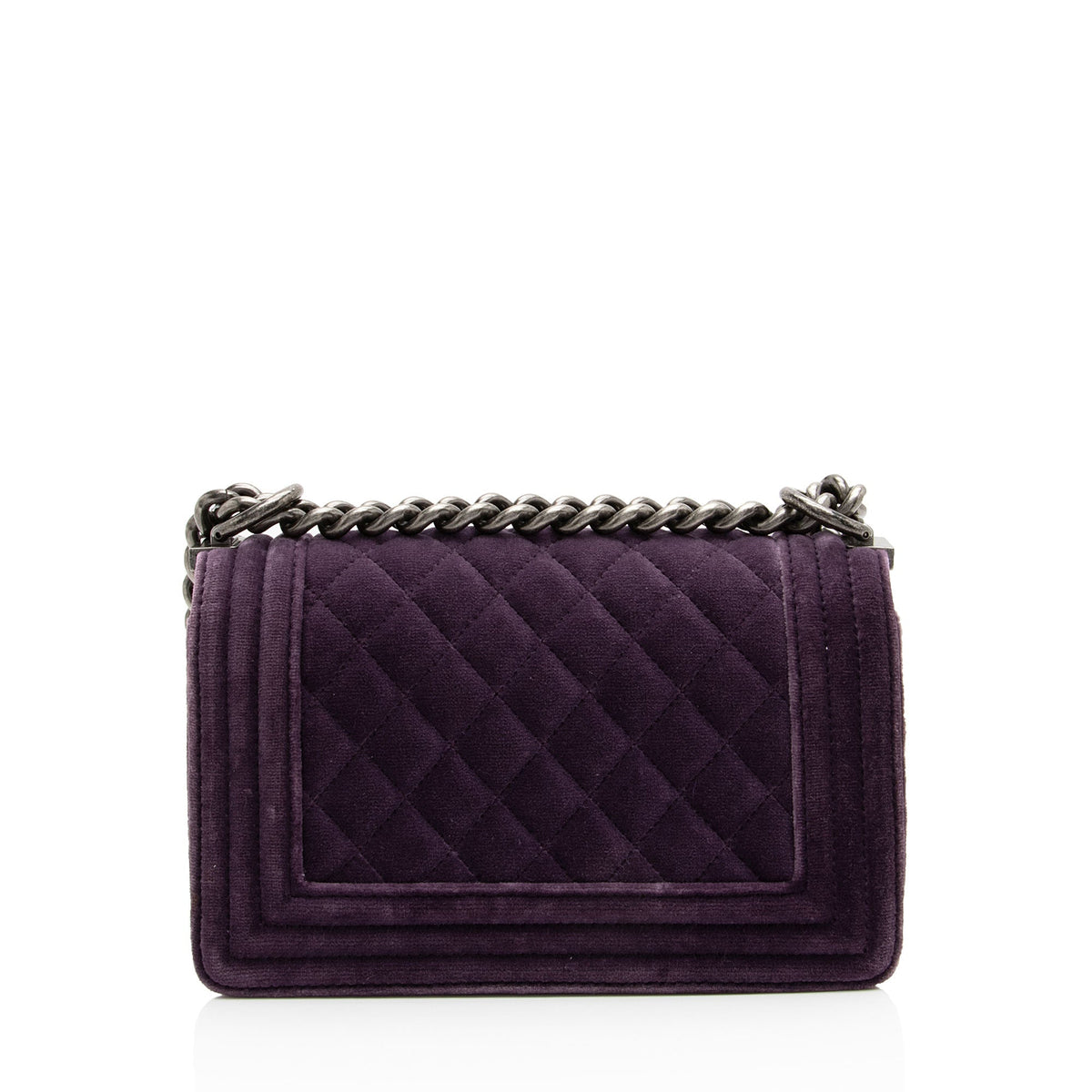 Chanel Velvet Small Boy Bag (SHF-f64Ll3)