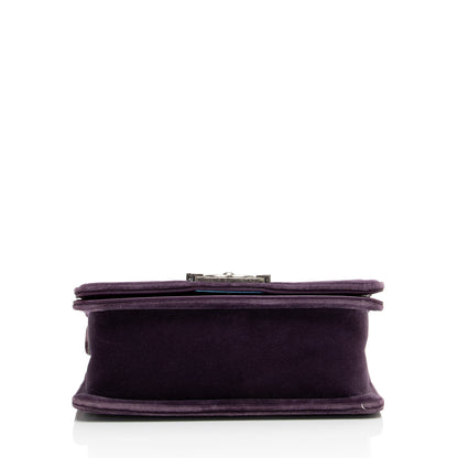 Chanel Velvet Small Boy Bag (SHF-f64Ll3)
