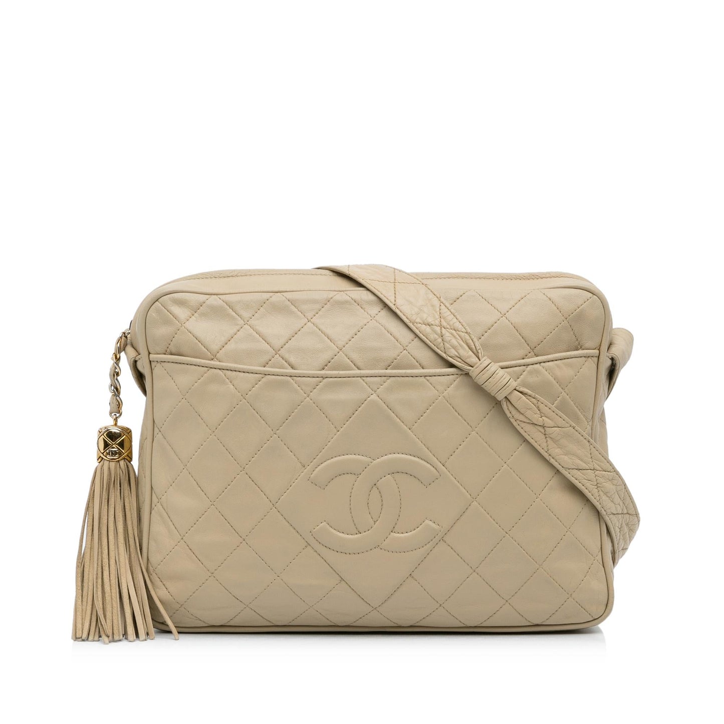 Chanel Vintage CC Tassel Camera Bag