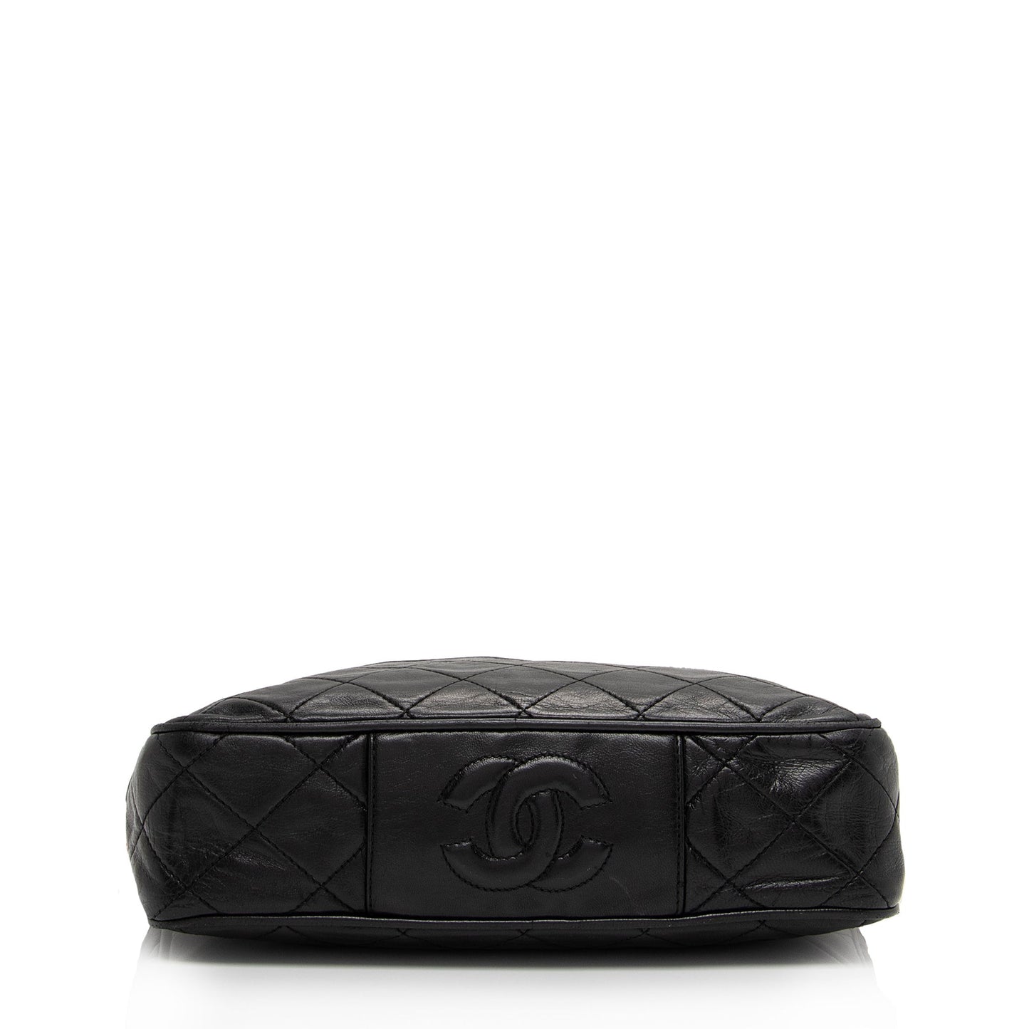 Chanel Vintage Lambskin Pocket Tassel Camera Bag