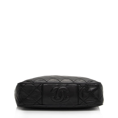 Chanel Vintage Lambskin Pocket Tassel Camera Bag