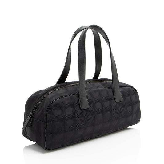 Chanel Vintage Nylon Travel Ligne Satchel