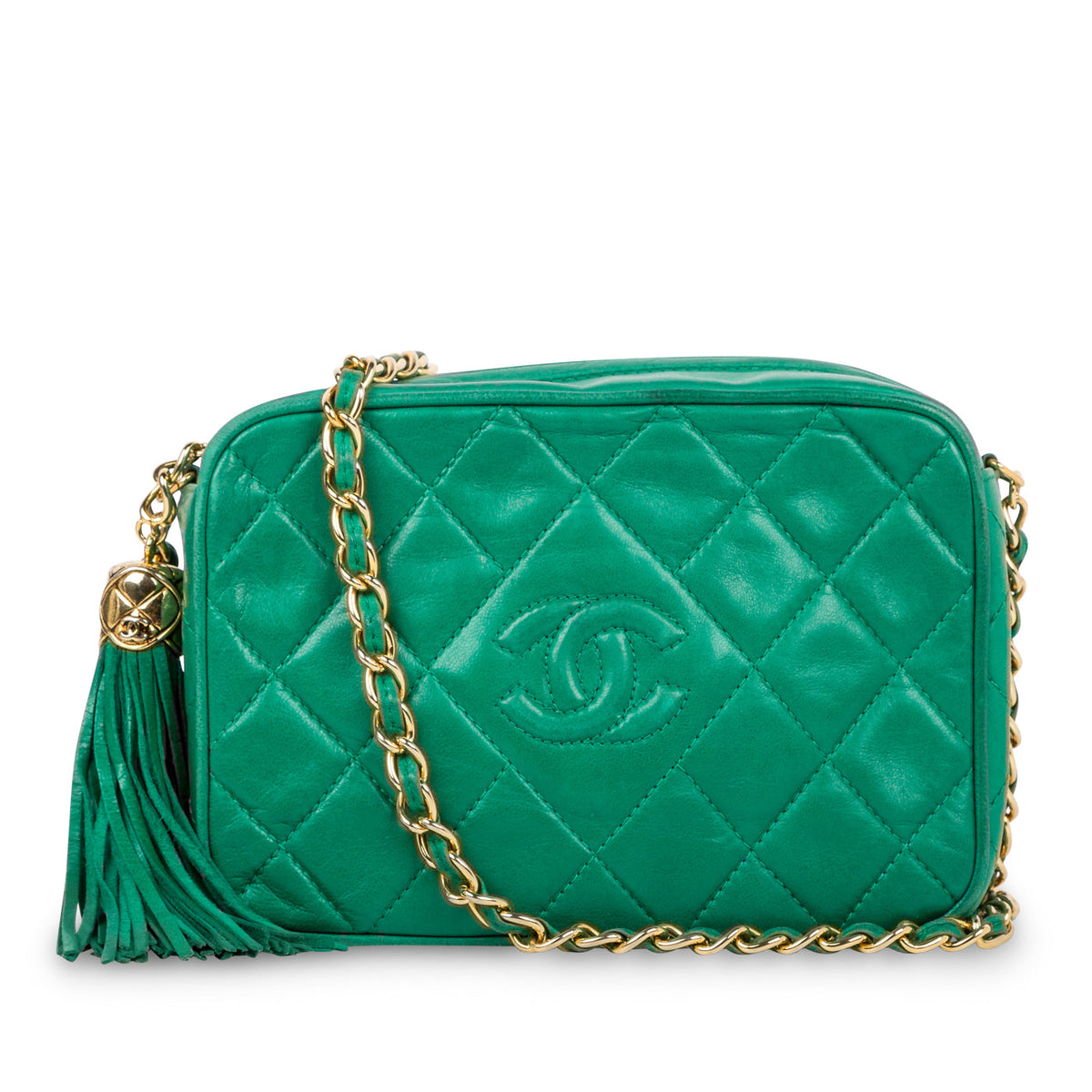 Vintage Lambskin Tassel Bag