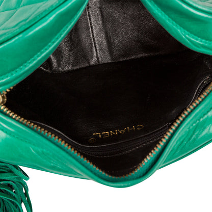 Vintage Lambskin Tassel Bag