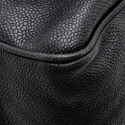 Chanel Washed Caviar Leather Mademoiselle Accordion Flap Bag (SHF-18925)