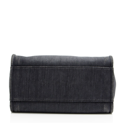 Chanel Woven Straw Deauville Medium Tote