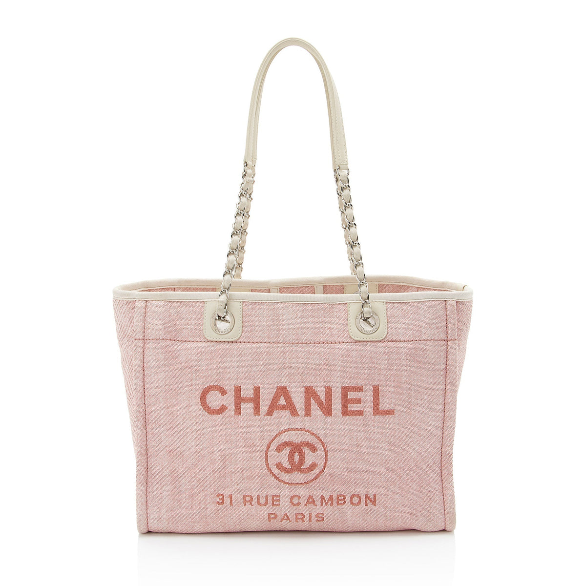 Chanel Woven Straw Deauville Small Tote (SHF-dndV47)