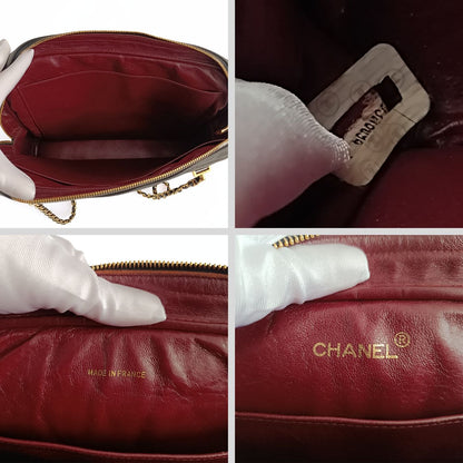 Chanel Chanel borsa a spalla Grand Shopping in pelle matelassè nera - '10s