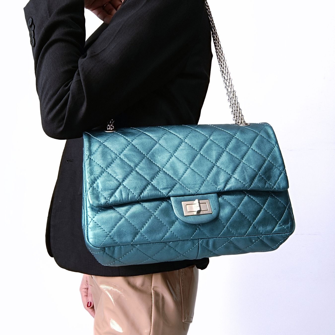 Chanel Chanel shoulder bag 2.55 Dekamatrasse 30 Large double flap - '10s