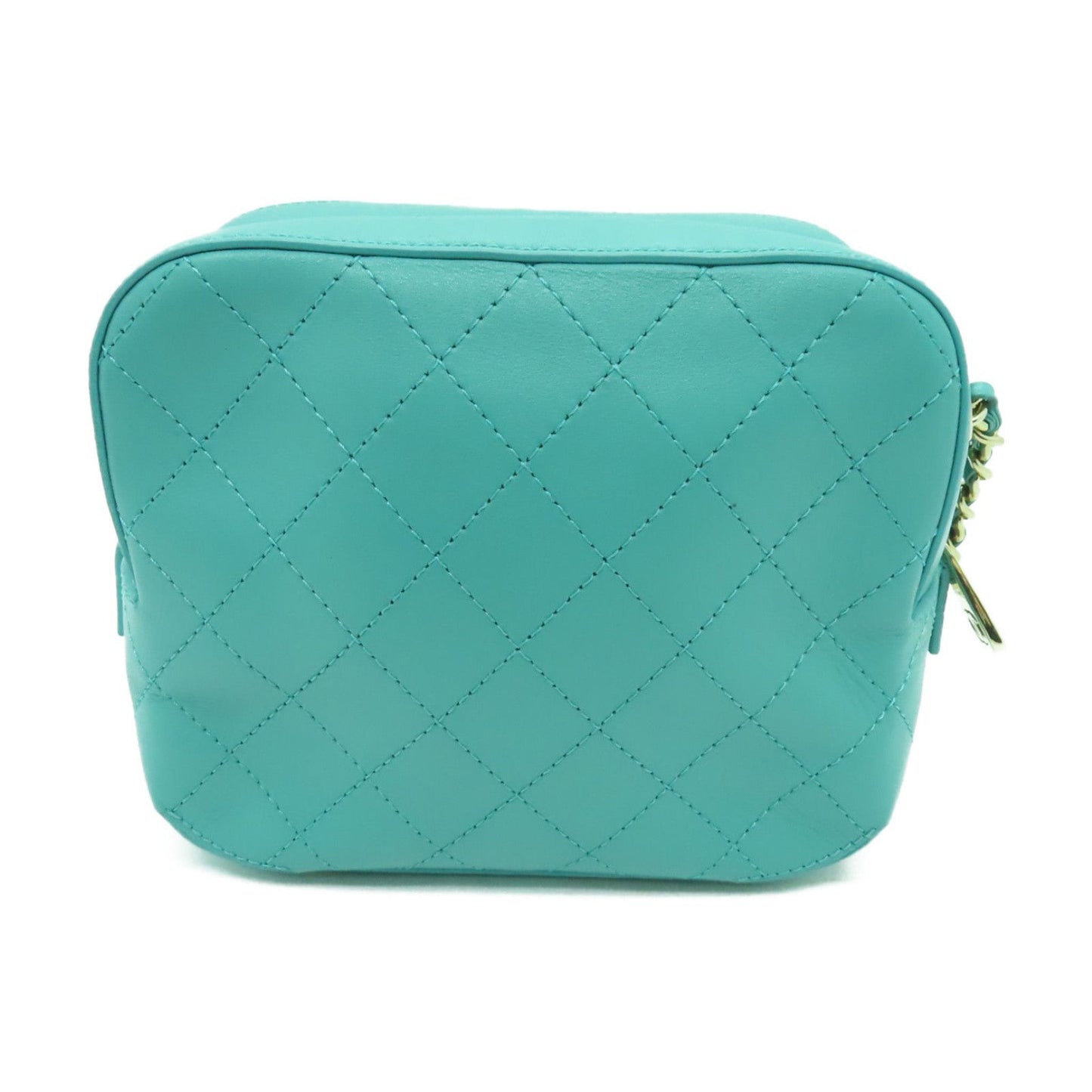 Chanel Zip Camera Bag Crossbody Bag in Tiffany Blue Teal