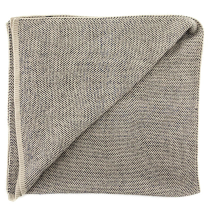 Chanel Beige & Black Cashmere and Silk CC Stole