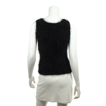 Chanel Black Angora Knit Twin Set Size S | FR 38