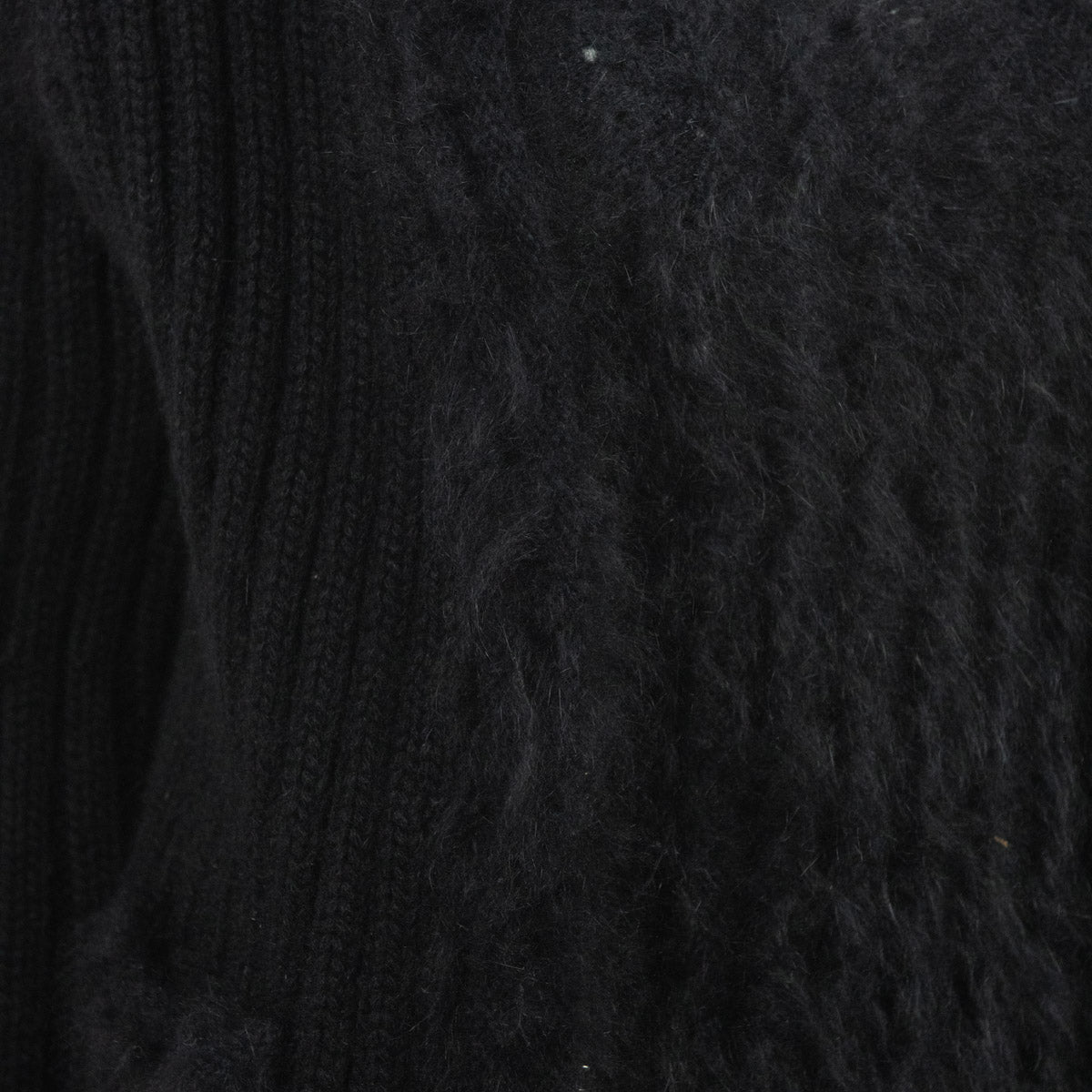 Chanel Black Angora Knit Twin Set Size S | FR 38