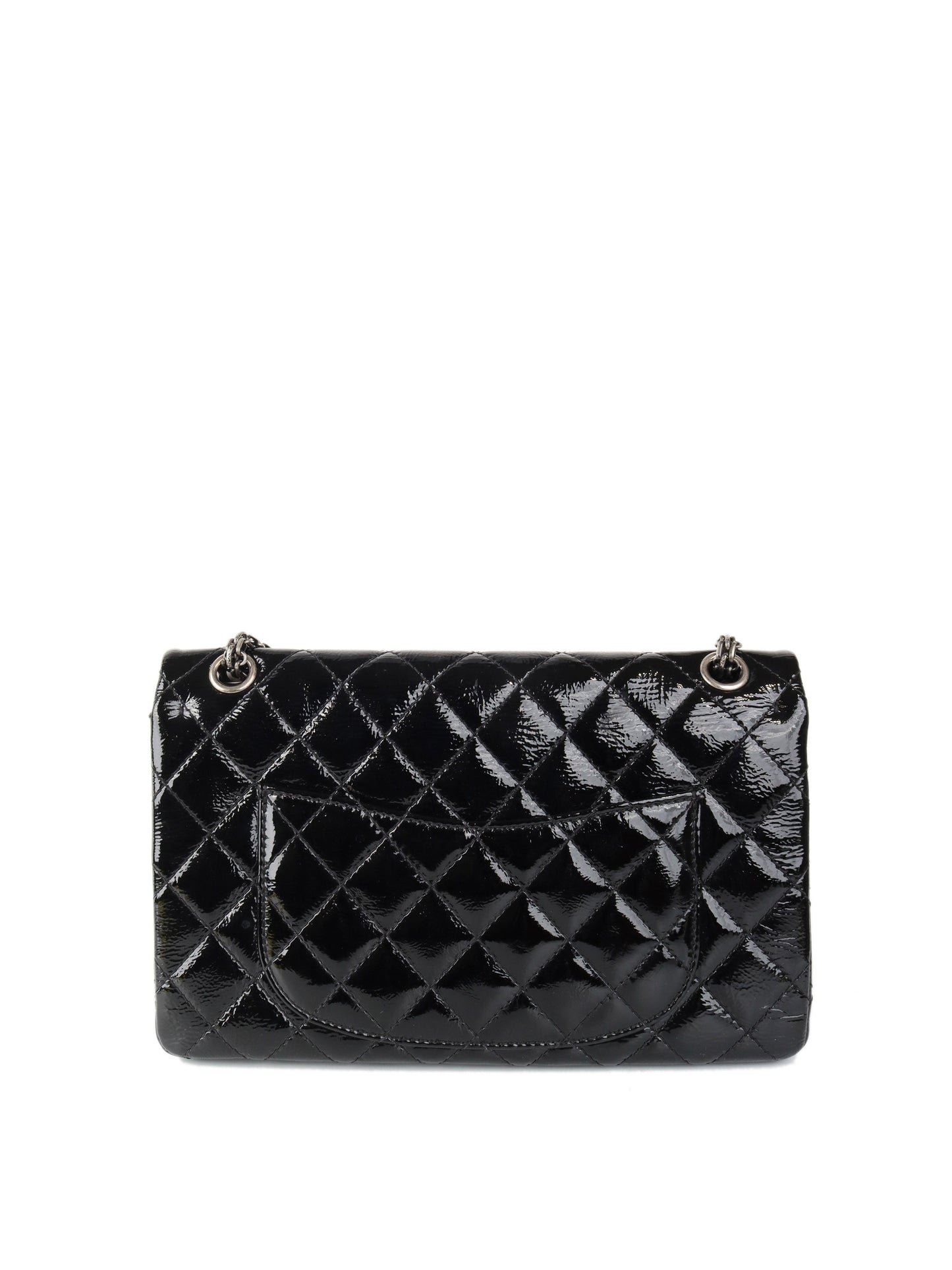 Chanel Black Medium Patent 2.55 Bag