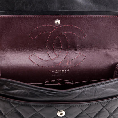 Chanel Black Quilted Aged Calfskin 2.55 Reissue 226 Flap Bag