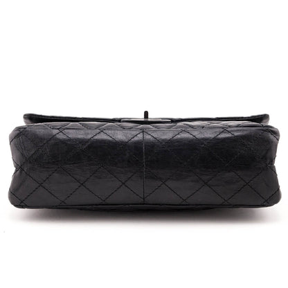 Chanel Black Quilted Aged Calfskin 2.55 Reissue 226 Flap Bag