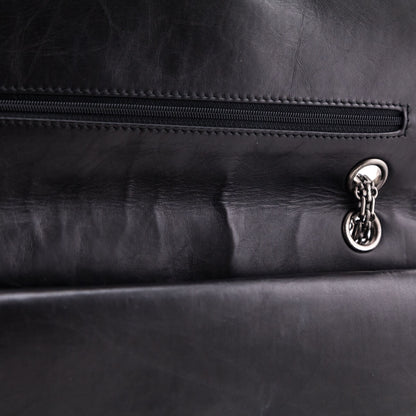 Chanel Black Quilted Aged Calfskin 2.55 Reissue 226 Flap Bag