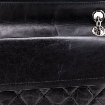Chanel Black Quilted Aged Calfskin 2.55 Reissue 226 Flap Bag