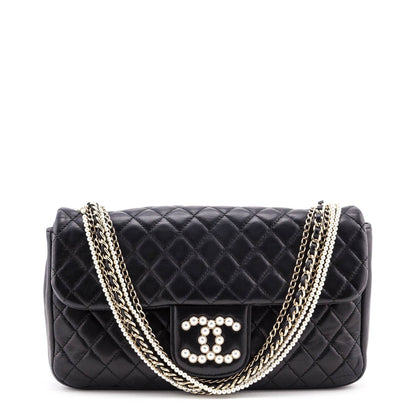 Chanel Black Quilted Lambskin Medium Westminster Flap Bag