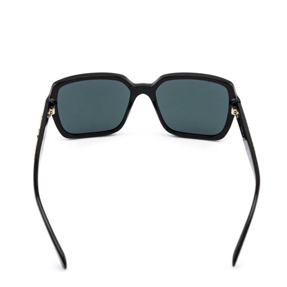 Chanel Black Square Tinted Sunglasses