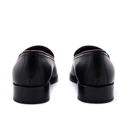 Chanel Black & Burgundy CC Loafers Size US 5.5 | EU 35.5