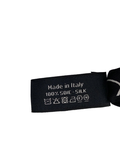 Chanel Black & White Headscarf & Scrunchie