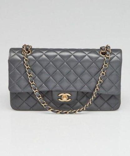 Chanel Classic Medium HandBag Grey