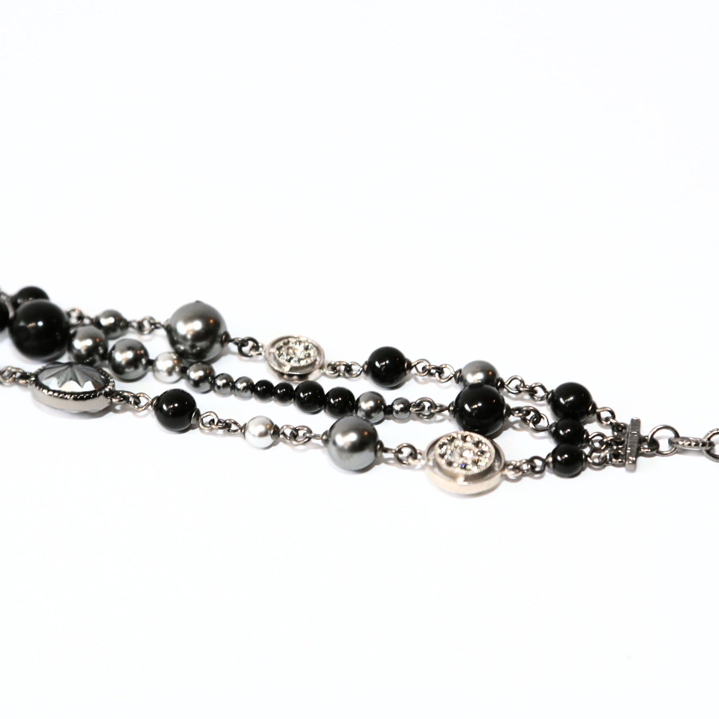 CC Charm Beaded Bracelet