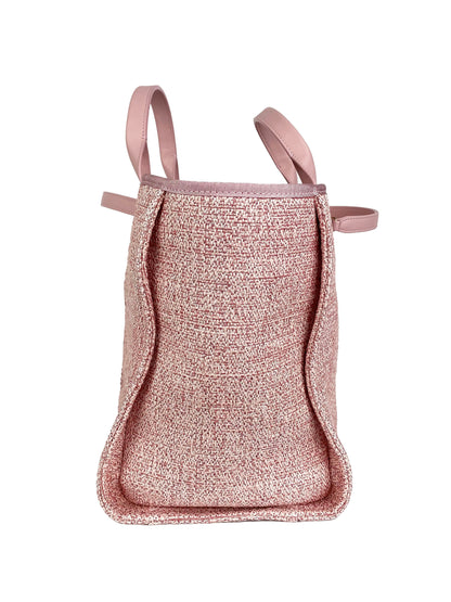 Chanel Large Pink Deauville Tote Bag