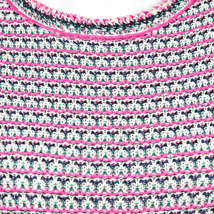 Chanel Pink & White Knit Mini Sleeve Dress Size M | FR 40
