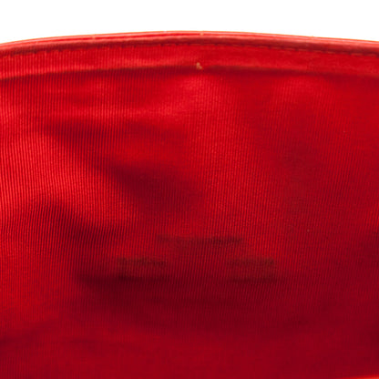 Chanel Red Quilted Patent Vintage Chocolate Bar Reissue Chain Bag