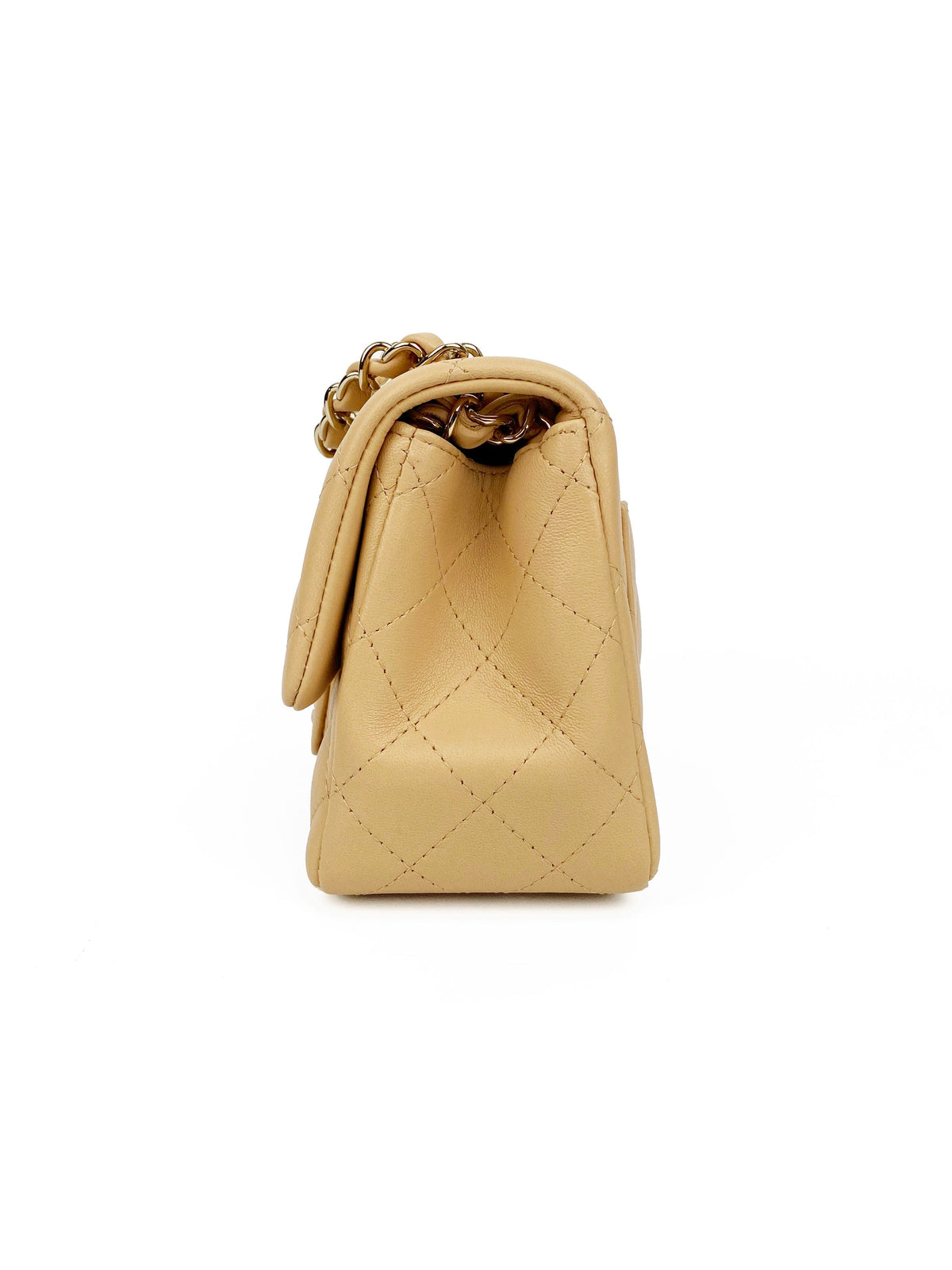 Chanel Small Square Nude Flap Bag