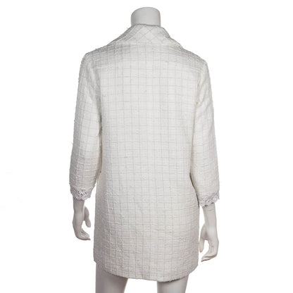 Chanel White Camellia Lace Mini Dress S | FR 38