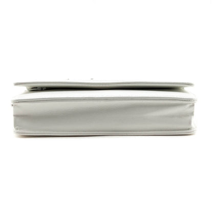 Chanel White Caviar Timeless CC Wallet On Chain