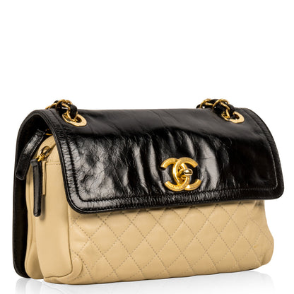 Bi-colour Shoulder Bag