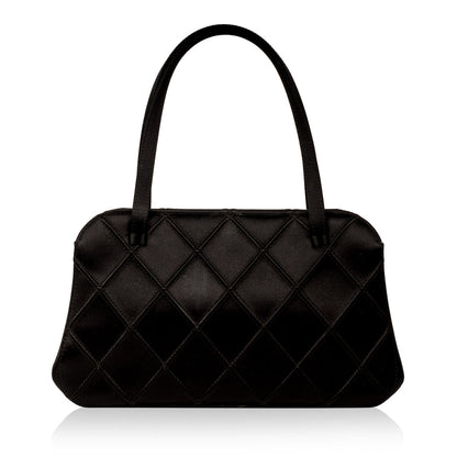 Vintage Satin Bowler Bag