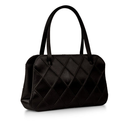 Vintage Satin Bowler Bag
