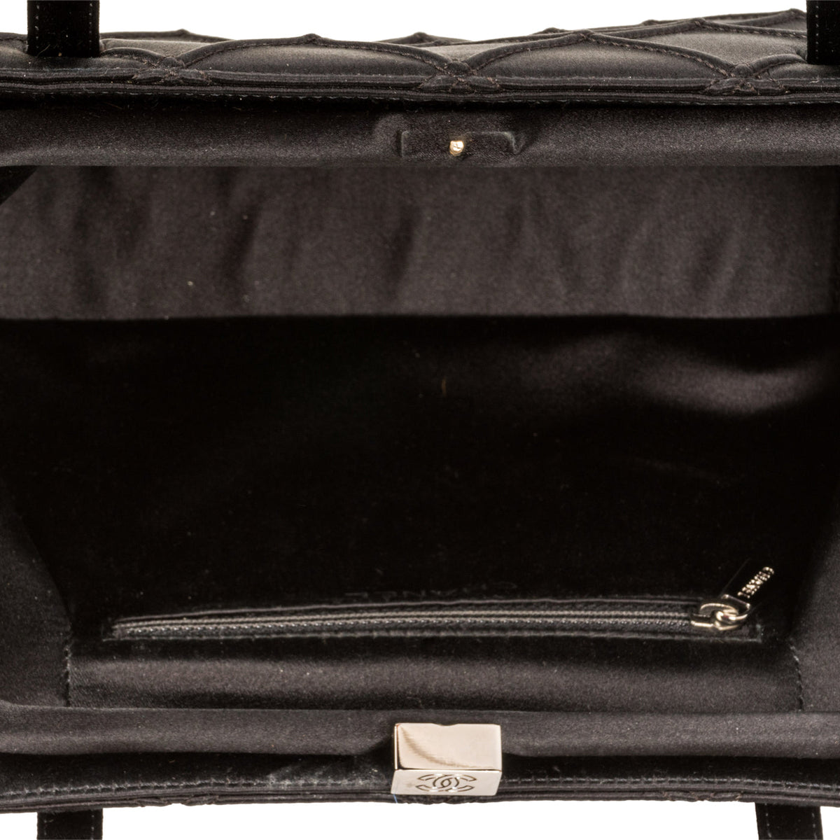 Vintage Satin Bowler Bag