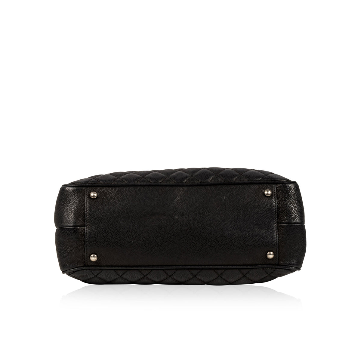 Chain Tote - Black - Caviar