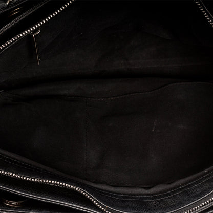 Chain Tote - Black - Caviar