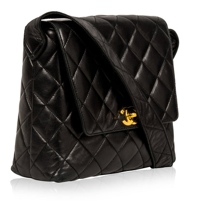 Vintage Lambskin Satchel Bag