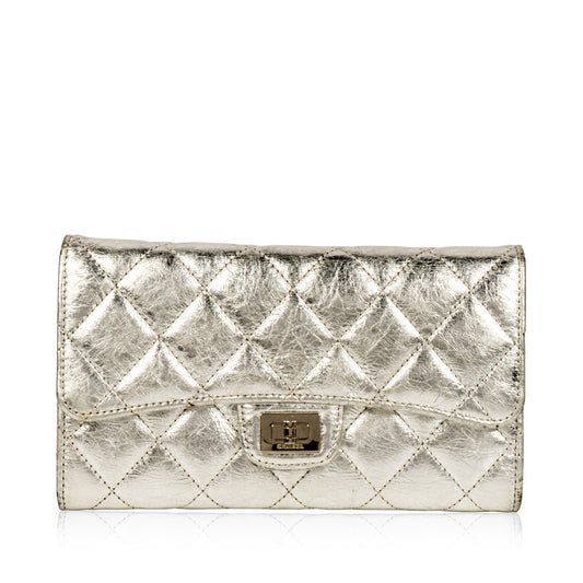 Re-Issue Wallet - Metallic Calfskin